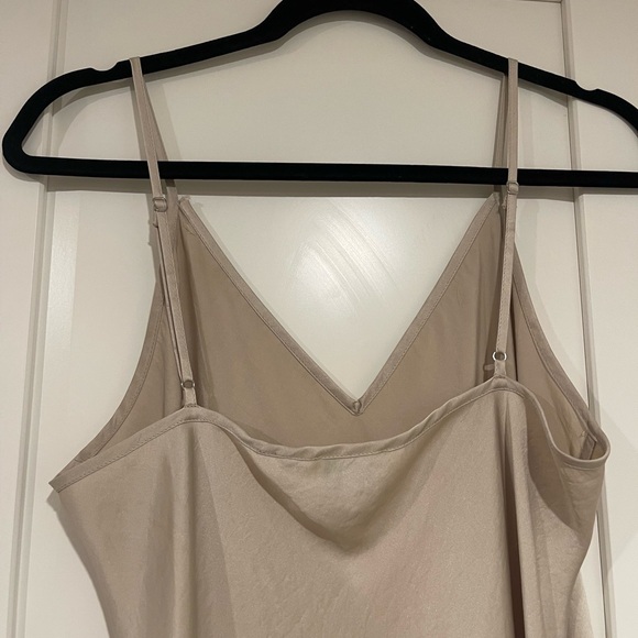Aritzia Wilfred Free Christine Slip Dress - champagne colour - Picture 8 of 10